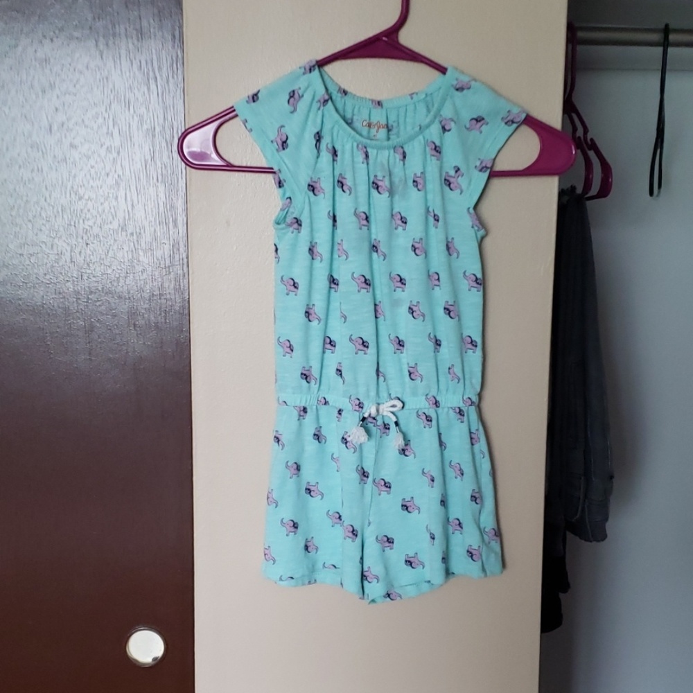 Toddler Girls' Elephant Romper